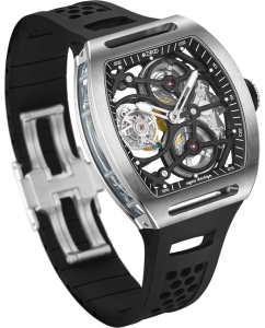 Купить Японские механические наручные часы ZEROO ZT004-01SBK  в E-mobi