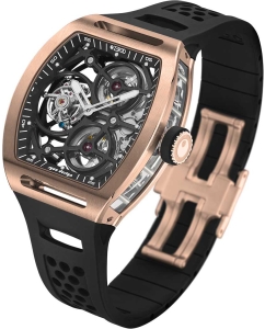 Купить Японские механические наручные часы ZEROO ZT004-01RBK  в E-mobi