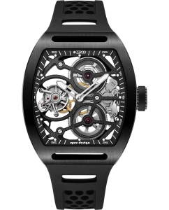 Купить Японские механические наручные часы ZEROO ZT004-01BBK в E-mobi