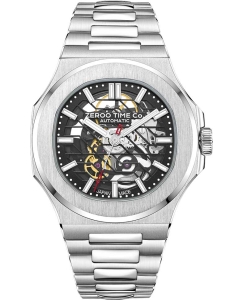 Купить Японские механические наручные часы ZEROO ZM003SSBK в E-mobi