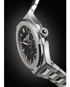 Купить Японские механические наручные часы ZEROO ZM003SSBK  в E-mobi