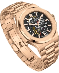 Купить Японские механические наручные часы ZEROO ZM003SRBK  в E-mobi