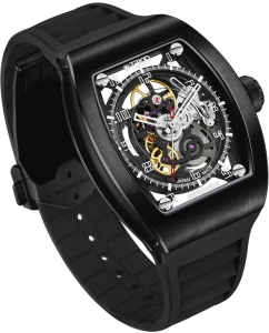 Купить Японские механические наручные часы ZEROO ZM002BBK  в E-mobi