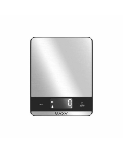 Купить Весы кухонные Maxvi KS121S серебристый в E-mobi