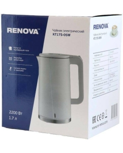 Купить Электрочайник Renova Kt17S-05 w 1,7 л прозрачный  в E-mobi
