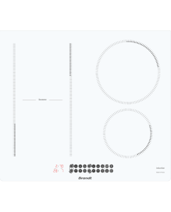 Купить Встраиваемая варочная панель индукционная Brandt BPI164DUW белый в E-mobi