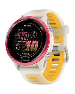 Купить Смарт-часы Garmin Forerunner 570 42 мм Raspberry Aluminium/Translucent Bone/Mango в E-mobi