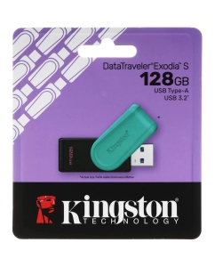Купить USB Flash накопитель 128GB Kingston DataTraveler Exodia (DTXS/128GB) USB 3.0 Бирюзовый в E-mobi