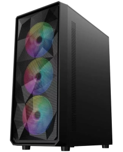 Купить Корпус компьютерный 1stPlayer FD3 (FD3-BK-4F1) черный  в E-mobi