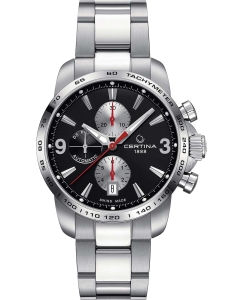 Купить Швейцарские механические наручные часы Certina C001.427.11.057.01 с хронографом в E-mobi