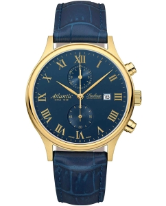 Купить Швейцарские наручные часы Atlantic 64452.45.58-ucenka с хронографом в E-mobi