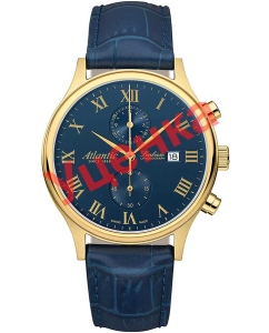 Купить Швейцарские наручные часы Atlantic 64452.45.58-ucenka с хронографом  в E-mobi