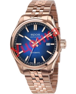 Купить Швейцарские механические наручные часы Epos 3501.132.24.16.34-ucenka  в E-mobi