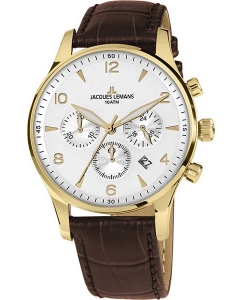 Купить Наручные часы Jacques Lemans 1-1654ZD-ucenka с хронографом в E-mobi