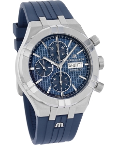 Купить Швейцарские механические наручные часы Maurice Lacroix AI6038-SS000-430-4 с хронографом  в E-mobi