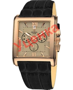 Купить Российские золотые наручные часы NIKA 1064.0.1.43-ucenka с хронографом  в E-mobi