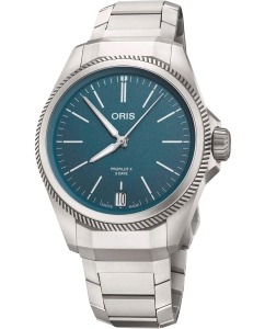 Купить Швейцарские механические титановые наручные часы Oris 01-400-7778-7155-07-7-20-01TLC в E-mobi