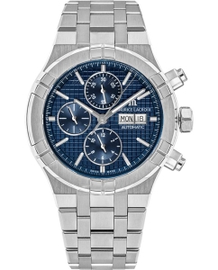 Купить Швейцарские механические наручные часы Maurice Lacroix AI6038-SS002-430-1 с хронографом в E-mobi