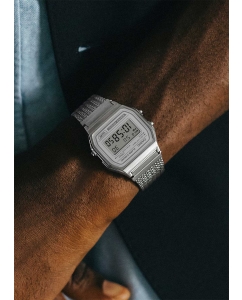 Купить Японские наручные часы Casio Vintage A158WEM-7 с хронографом  в E-mobi