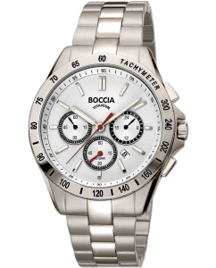 Купить Титановые наручные часы Boccia Titanium 3733-01 с хронографом в E-mobi