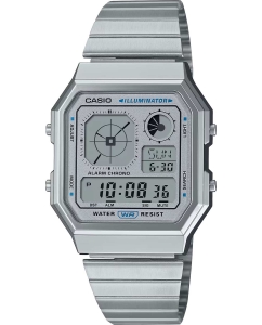 Купить Японские наручные часы Casio Vintage A130WE-7A-ucenka с хронографом в E-mobi