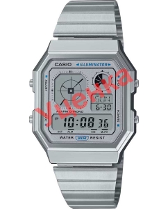 Купить Японские наручные часы Casio Vintage A130WE-7A-ucenka с хронографом  в E-mobi
