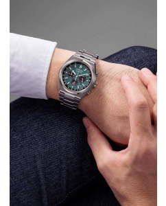 Купить Японские титановые наручные часы Citizen CA4610-85X с хронографом  в E-mobi