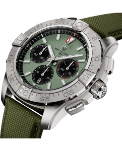 Купить Швейцарские механические наручные часы Breitling AB0147101L1X1 с хронографом  в E-mobi