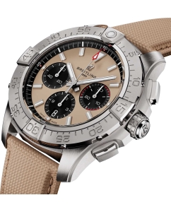 Купить Швейцарские механические наручные часы Breitling AB0147101A1X1 с хронографом  в E-mobi