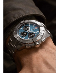 Купить Швейцарские механические наручные часы Breitling AB0147101C1A1 с хронографом  в E-mobi