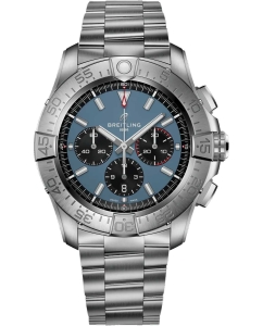 Купить Швейцарские механические титановые наручные часы Breitling EB0148101C1E1 с хронографом в E-mobi