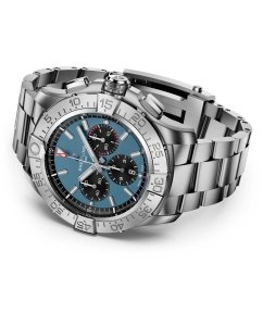 Купить Швейцарские механические титановые наручные часы Breitling EB0148101C1E1 с хронографом  в E-mobi
