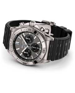 Купить Швейцарские механические титановые наручные часы Breitling EB0134101M1S1 с хронографом  в E-mobi