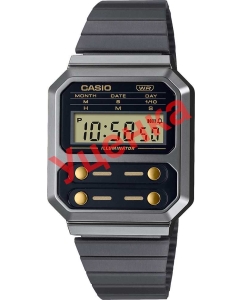 Купить Японские наручные часы Casio Vintage A100WEGG-1A2-ucenka-1 с хронографом  в E-mobi