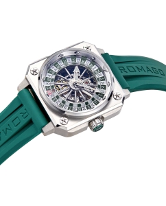 Купить Швейцарские механические наручные часы ROMAGO RM085-0557PL-GR-6  в E-mobi