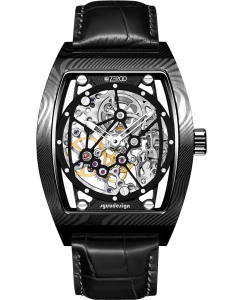 Купить Японские механические наручные часы ZEROO ZM001DBBK в E-mobi