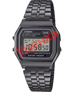 Купить Японские наручные часы Casio Vintage A158WETB-1AEF-ucenka с хронографом  в E-mobi