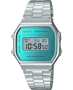 Купить Японские наручные часы Casio Vintage A-168WEM-2E-ucenka-3 с хронографом в E-mobi