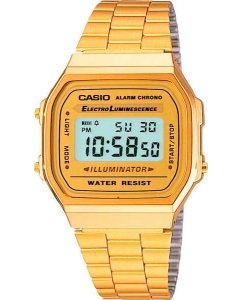 Купить Японские наручные часы Casio Vintage A-168WG-9-ucenka-1 с хронографом в E-mobi