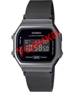 Купить Японские наручные часы Casio Vintage A168WEMB-1B-ucenka-1 с хронографом  в E-mobi