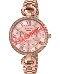 Купить Японские наручные часы Casio Sheen SHE-3067PG-4A-ucenka  в E-mobi