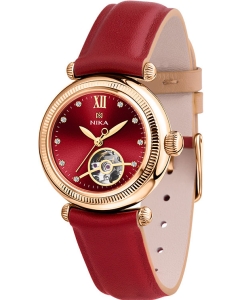 Купить Российские механические золотые наручные часы NIKA 1010.0.1.86A в E-mobi