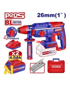 Купить Аккумуляторный перфоратор emtop ELRH202682 в E-mobi