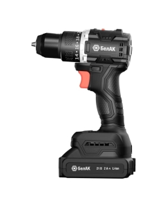 Купить Дрель-шуруповерт БелАК бесщеточная, 21V 55Hm, в кейсе, 2 АКБ БАК.53314  в E-mobi