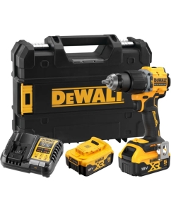 Купить Ударная дрель-шуруповерт DEWALT DCD799P2T, 18В, 1650об/мин, 28050 уд/мин, с 2 АКБ 5 Ач и ЗУ, в кейсе TSTAK DCD799P2T-QW в E-mobi