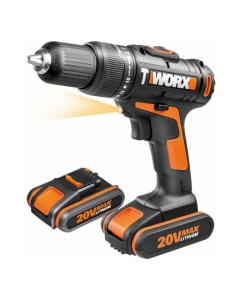 Купить Аккумуляторная ударная дрель-шуруповерт WORX WX371.1  в E-mobi