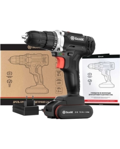 Купить Дрель-шуруповерт БелАК щеточная, 21V 40Hm, в коробке, 1 АКБ БАК.53310 в E-mobi