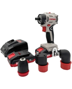 Купить Дрель-шуруповерт аккумуляторная со сменными патронами Crown CT21131HQX-2 BMC в E-mobi