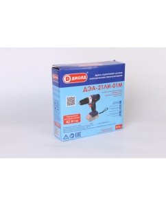 Купить Шуруповерт аккумуляторный ДИОЛД ДЭА-21 ЛИ-01М (коробка, без АКБ и ЗУ) 10300161  в E-mobi