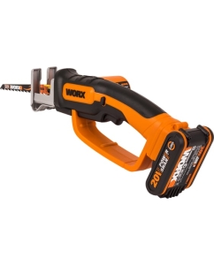 Купить Пила аккумуляторная WORX 20В, 2Ач х1 и ЗУ 0,4А WG894E  в E-mobi